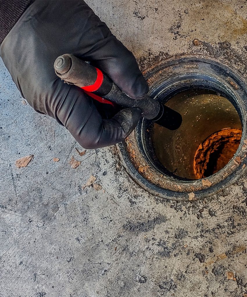 Inspection de drains